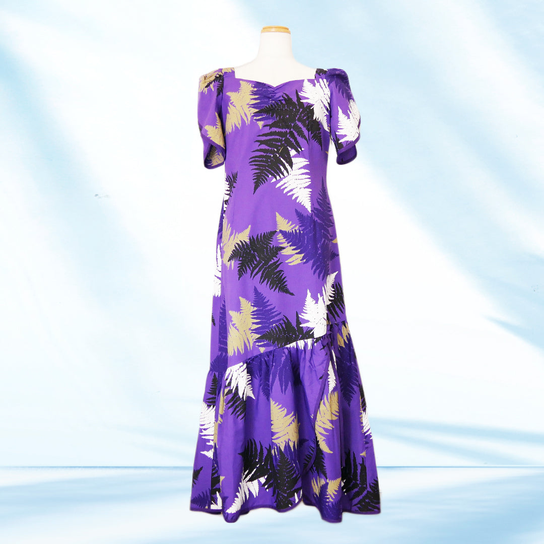 ムームーワンピース(かりゆし)Mermaid Line Mサイズ (1-6)