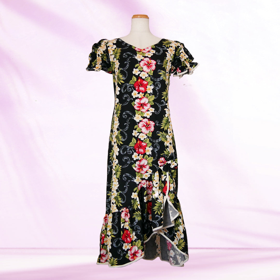 ムームーワンピース(かりゆし)TWO PALMS Sサイズ(1-12)