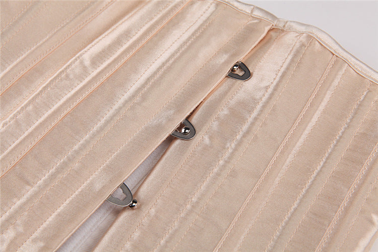 商品No.K0079【購入商品】ブライダルインナー:フルスチールリブ セクシーコート サテンウエストシール ウエストベルトクリップ セクシーコートコルセット