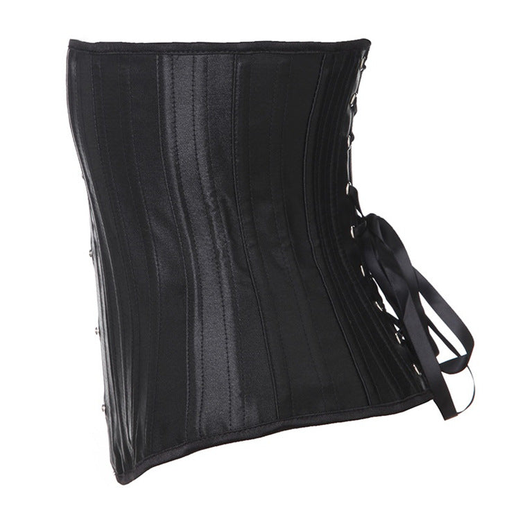 商品No.K0079【購入商品】ブライダルインナー:フルスチールリブ セクシーコート サテンウエストシール ウエストベルトクリップ セクシーコートコルセット