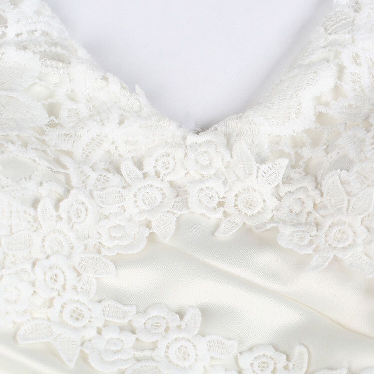 商品No.K0057【購入商品】ウェディング レディース 服 レディース 無地 レース スプライシング スリング 中空 カットアウト バックレス ドレス トースト ドレス フォーマル ドレス