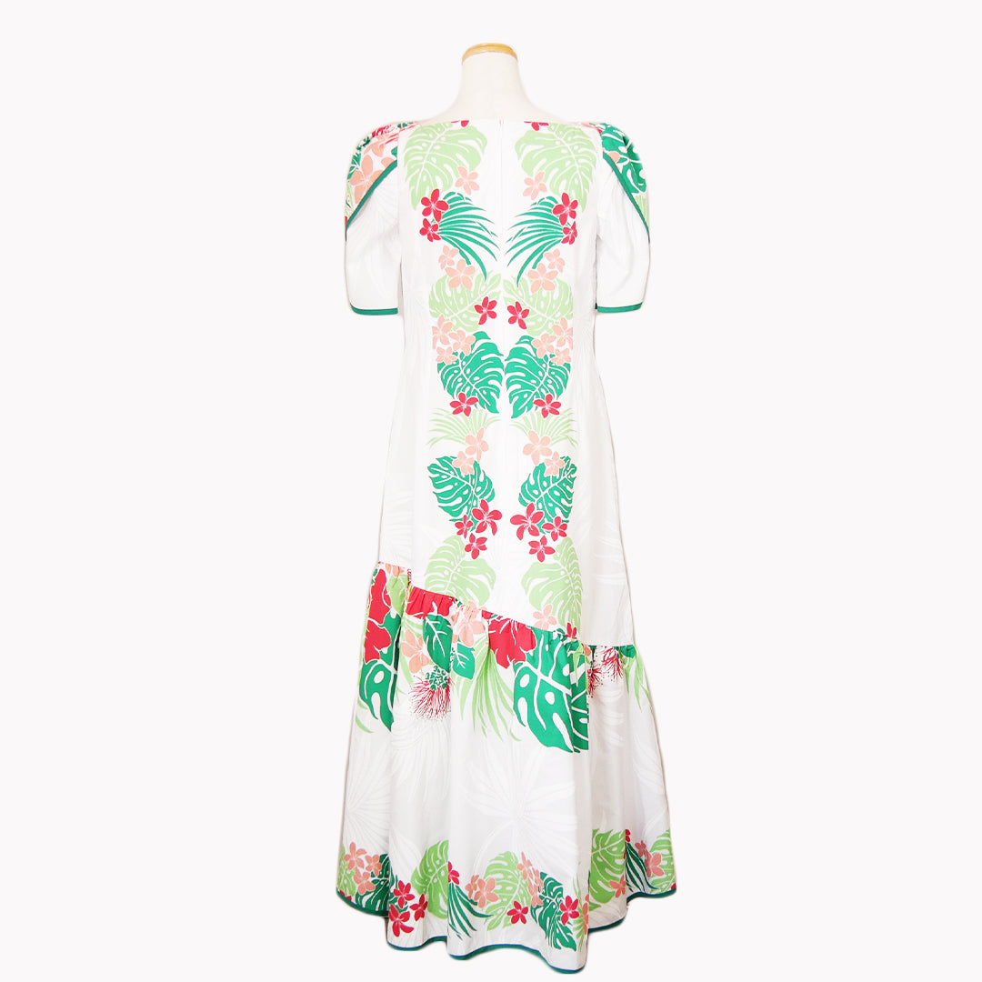 ムームーワンピース(かりゆし)Mermaid Line Mサイズ(1-8)【訳アリです商品説明をご確認ください。】