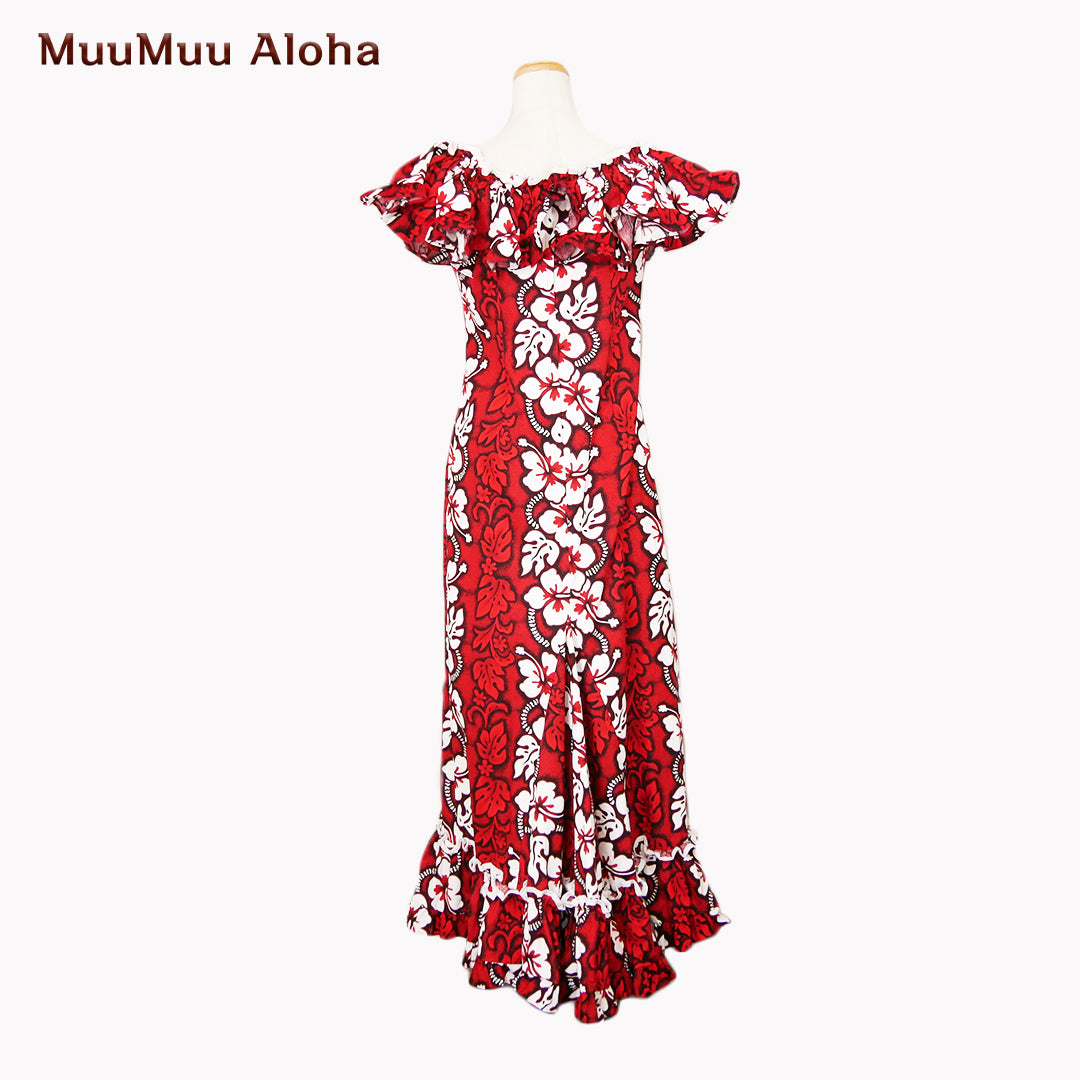 ムームーワンピース(かりゆし)KY'S Hawaii Sサイズ(1-2)