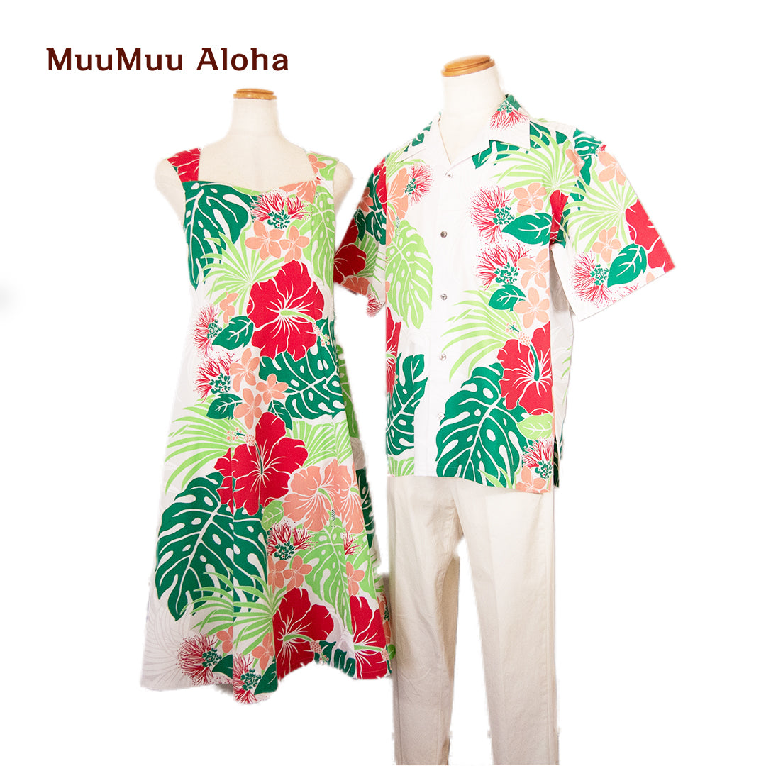 ムームーワンピース(かりゆし)Mermaid Mサイズ