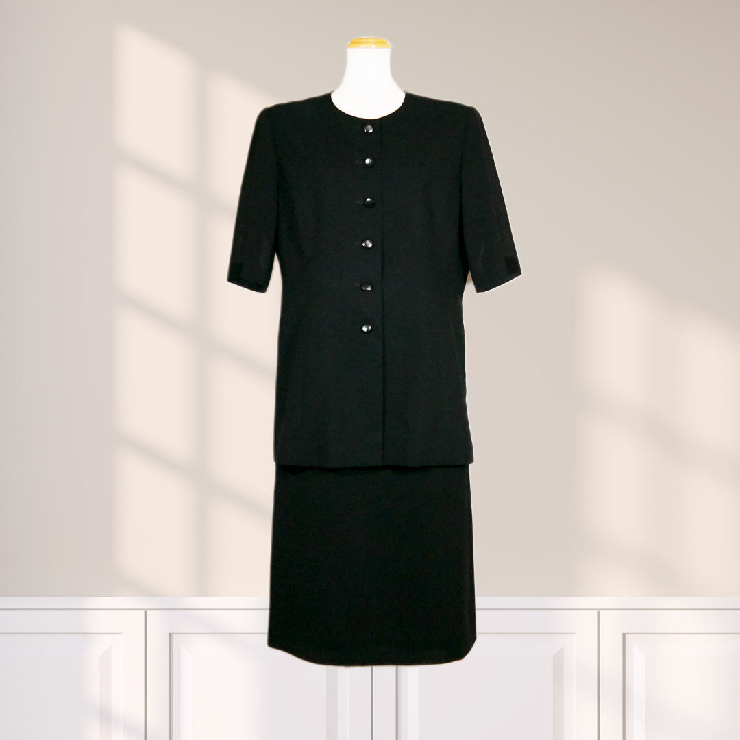 No.R-113 喪服・礼服 TOKYO IGIN ジャケットとスカート他5点セット 4日間レンタル料金3,300円