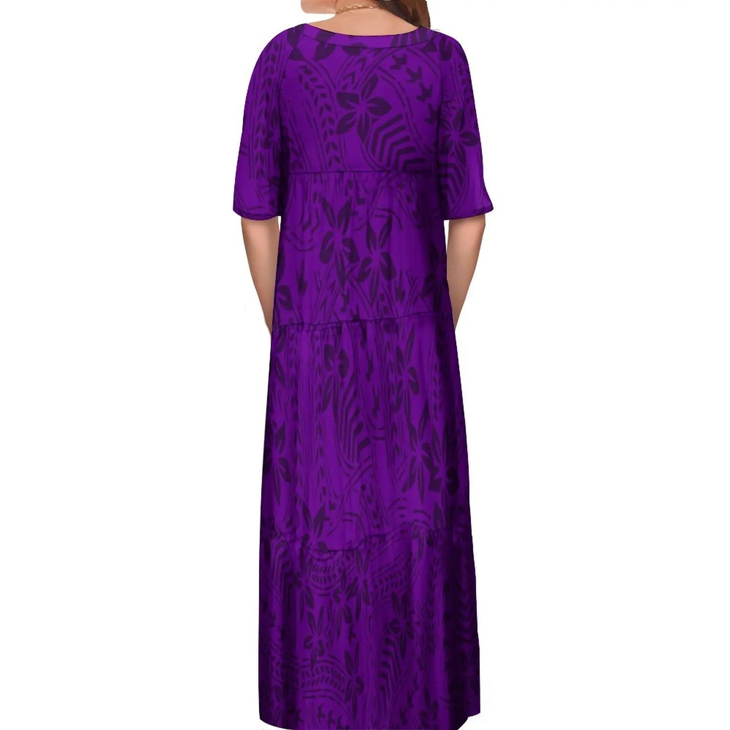 商品No.K0264【購入商品】アロハシャツ ペアルック ワンピース(ミッドスリーブケーキスカート) ハワイ、グアム、沖縄、オーストラリア、結婚式、ご両親、ご夫婦、ゲスト、衣装