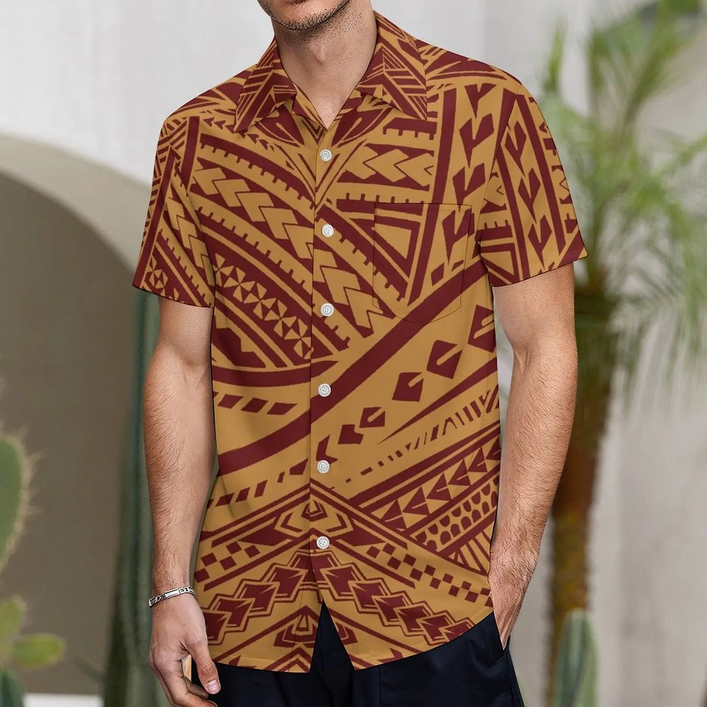 商品No.K0181【購入商品】アロハシャツ ワンピース(メンズ レディース ) ペアルック ハワイ 結婚式 沖縄 グァム オーストラリア リゾートドレス 色: ベージュサイズ:9XL(10)まで