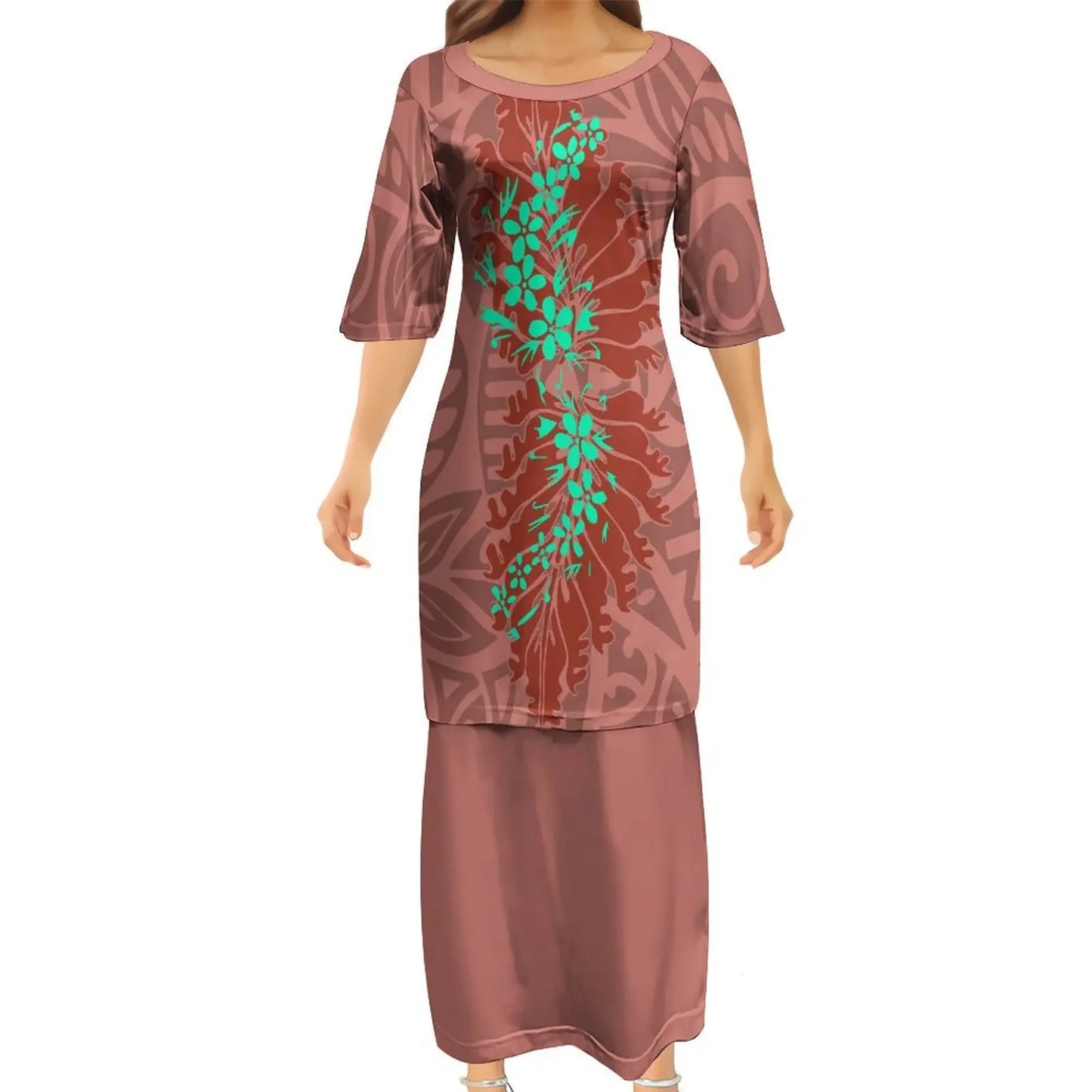 商品No.K0124【購入商品】アロハシャツ 家族(メンズ レディース キッズ) ペアルック ハワイ 結婚式 沖縄 グァム オーストラリア リゾートドレス 色: オレンジ サイズ:9XL(10L)まで