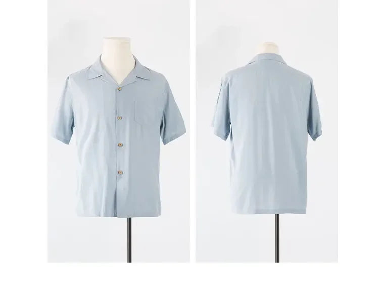 商品No.K0227【購入商品】アロハシャツ 親子(メンズ  キッズ) ペアルック ハワイ 結婚式 沖縄 グァム オーストラリア リゾートシャツ  色:スカイブルー  サイズ: boy  80~160  men's  M~XXXL