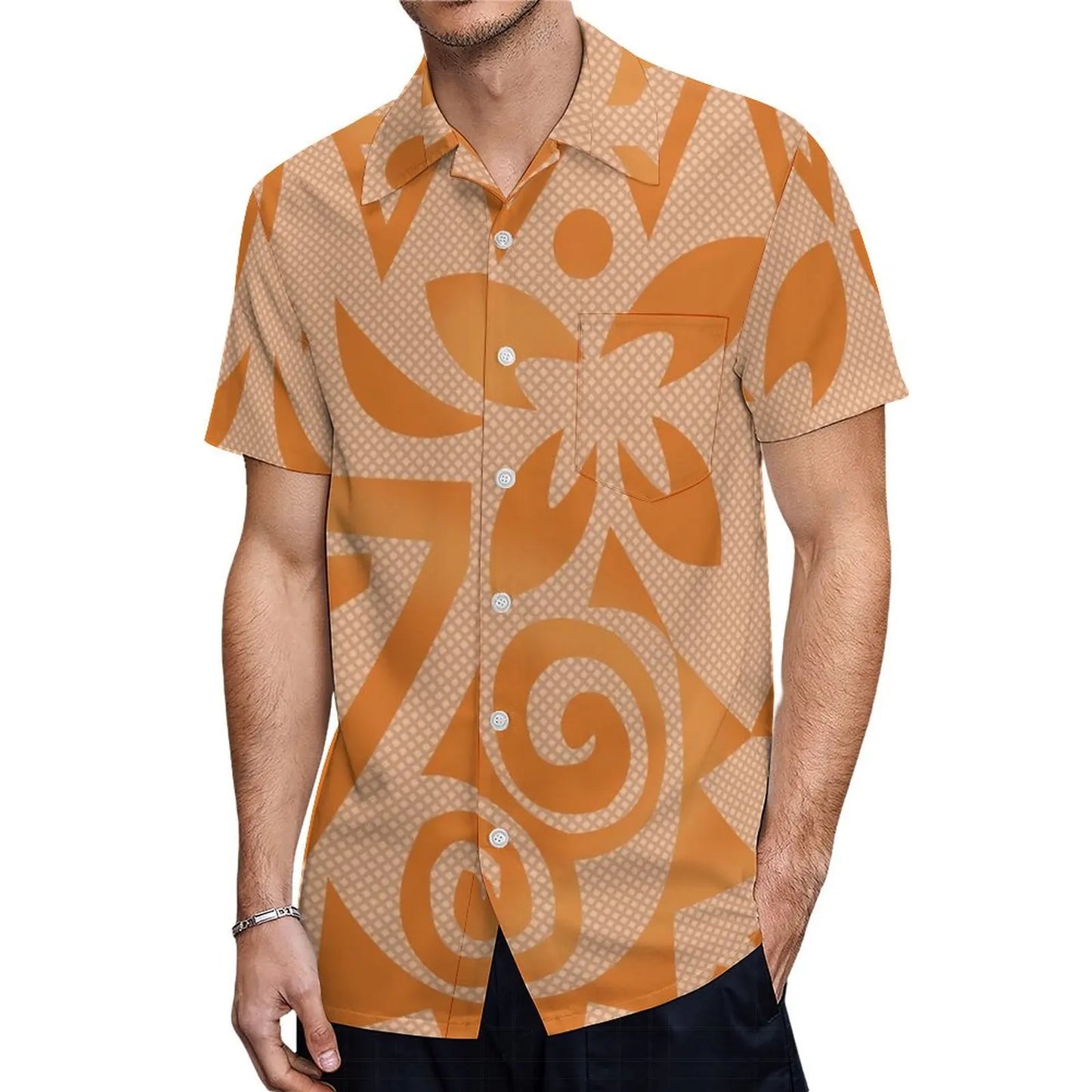 商品No.K0264【購入商品】アロハシャツ ペアルック ワンピース(ミッドスリーブケーキスカート) ハワイ、グアム、沖縄、オーストラリア、結婚式、ご両親、ご夫婦、ゲスト、衣装