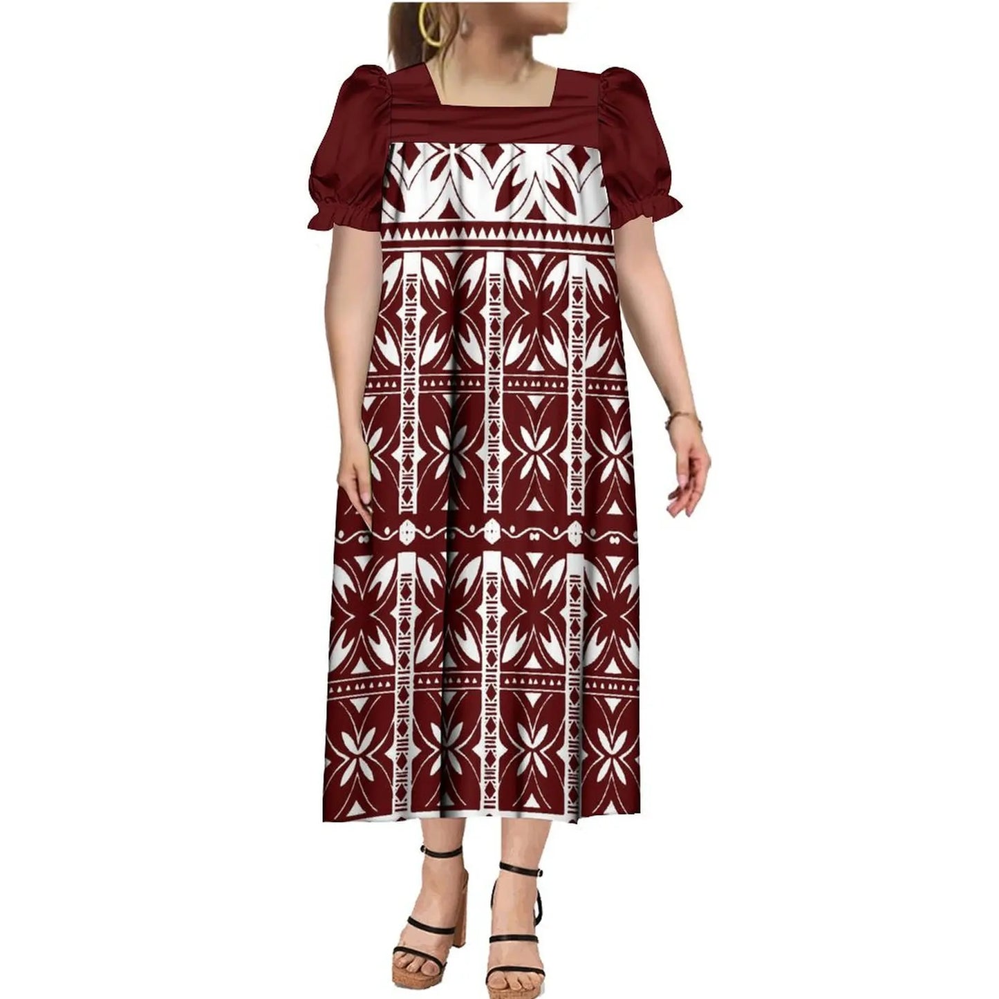 商品No.K0159【購入商品】アロハシャツ 家族(メンズ レディース キッズ) ペアルック ハワイ 結婚式 沖縄 グァム オーストラリア リゾートドレス 色: ブラウン×ホワイト サイズ:9XL(10L)まで