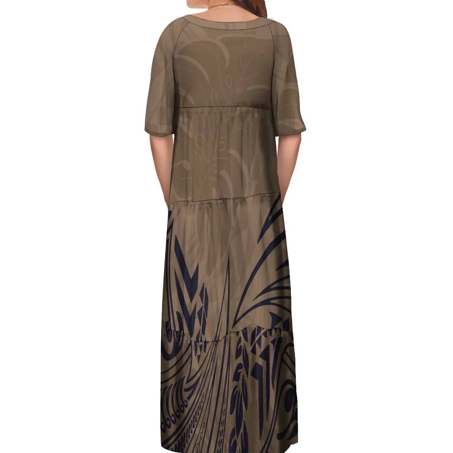 商品No.K0264【購入商品】アロハシャツ ペアルック ワンピース(ミッドスリーブケーキスカート) ハワイ、グアム、沖縄、オーストラリア、結婚式、ご両親、ご夫婦、ゲスト、衣装