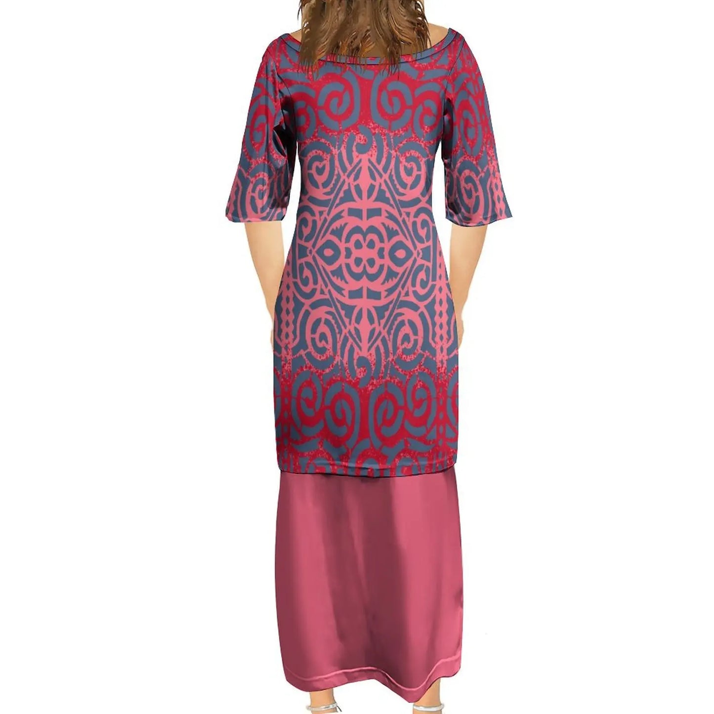 商品No.K0125【購入商品】アロハシャツ 家族(メンズ レディース キッズ)ペアルック ハワイ 結婚式 沖縄 グァム オーストラリア リゾートドレス 色: ダスティピンク(くすみカラー)サイズ:9XL(10L)まで