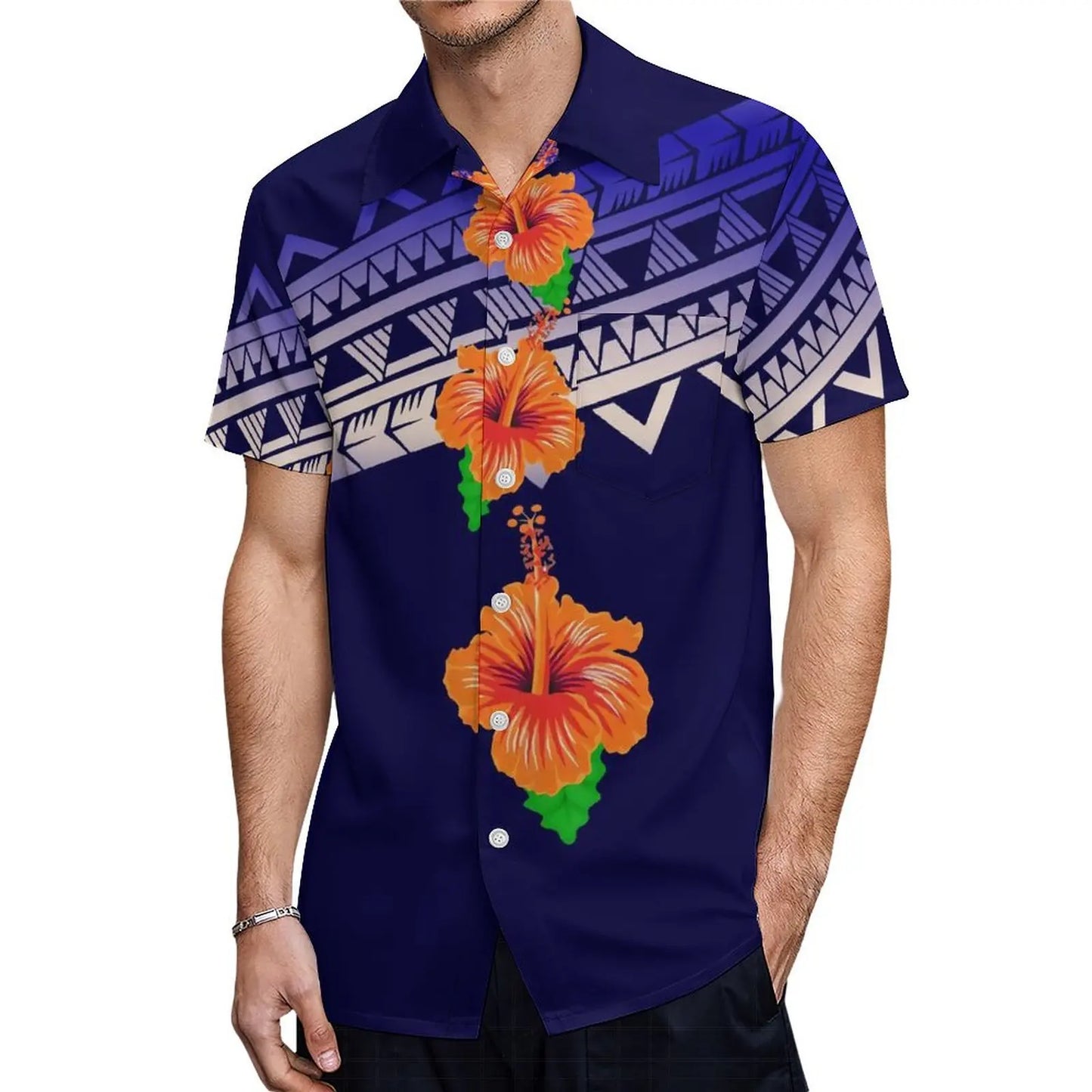 商品No.K0158【購入商品】アロハシャツ 家族(メンズ レディース キッズ) ペアルック ハワイ 結婚式 沖縄 グァム オーストラリア リゾートドレス 色: 濃いパープル サイズ:9XL(10L)まで