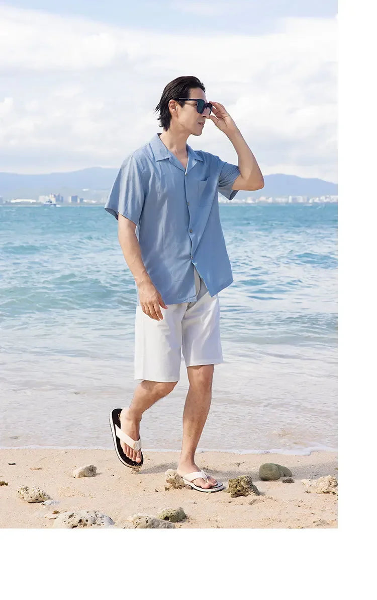 商品No.K0227【購入商品】アロハシャツ 親子(メンズ  キッズ) ペアルック ハワイ 結婚式 沖縄 グァム オーストラリア リゾートシャツ  色:スカイブルー  サイズ: boy  80~160  men's  M~XXXL