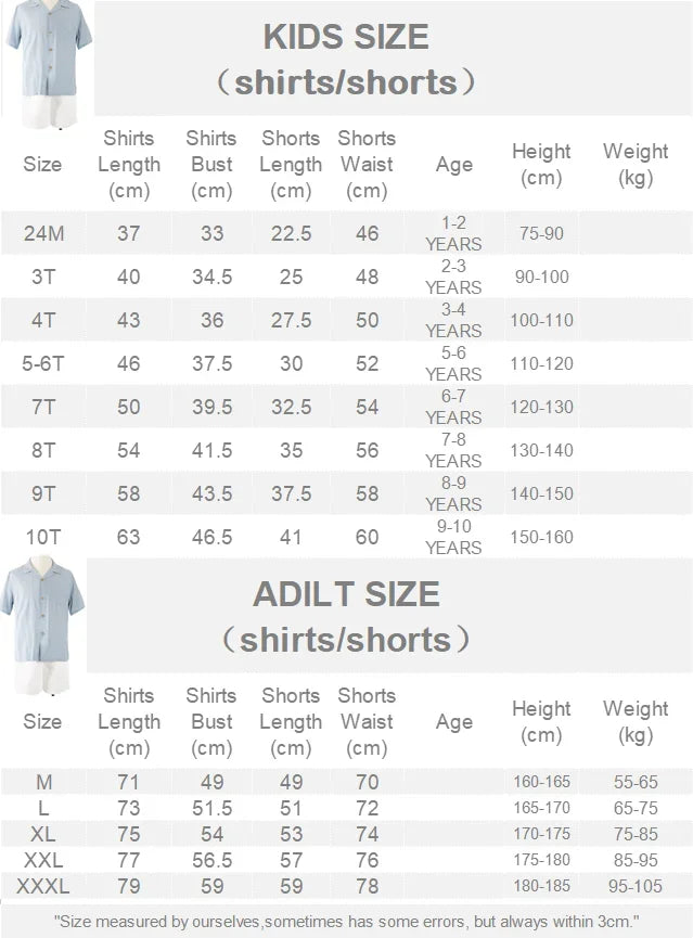 商品No.K0227【購入商品】アロハシャツ 親子(メンズ  キッズ) ペアルック ハワイ 結婚式 沖縄 グァム オーストラリア リゾートシャツ  色:スカイブルー  サイズ: boy  80~160  men's  M~XXXL