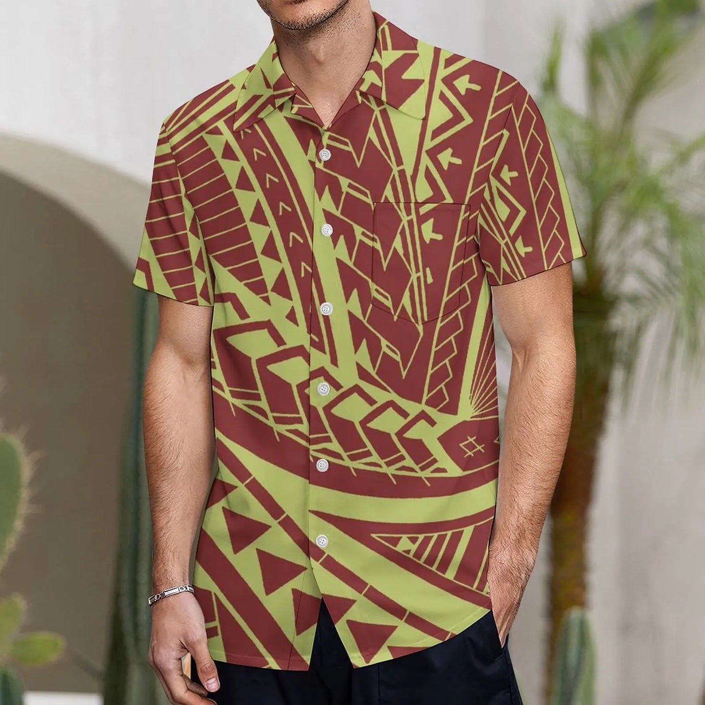 商品No.K0107【購入商品】アロハシャツ ワンピース(メンズ レディース ) ペアルック ハワイ  沖縄 グァム オーストラリア リゾートドレス 色: ブラウン系 サイズ: 9XL(10L)まで