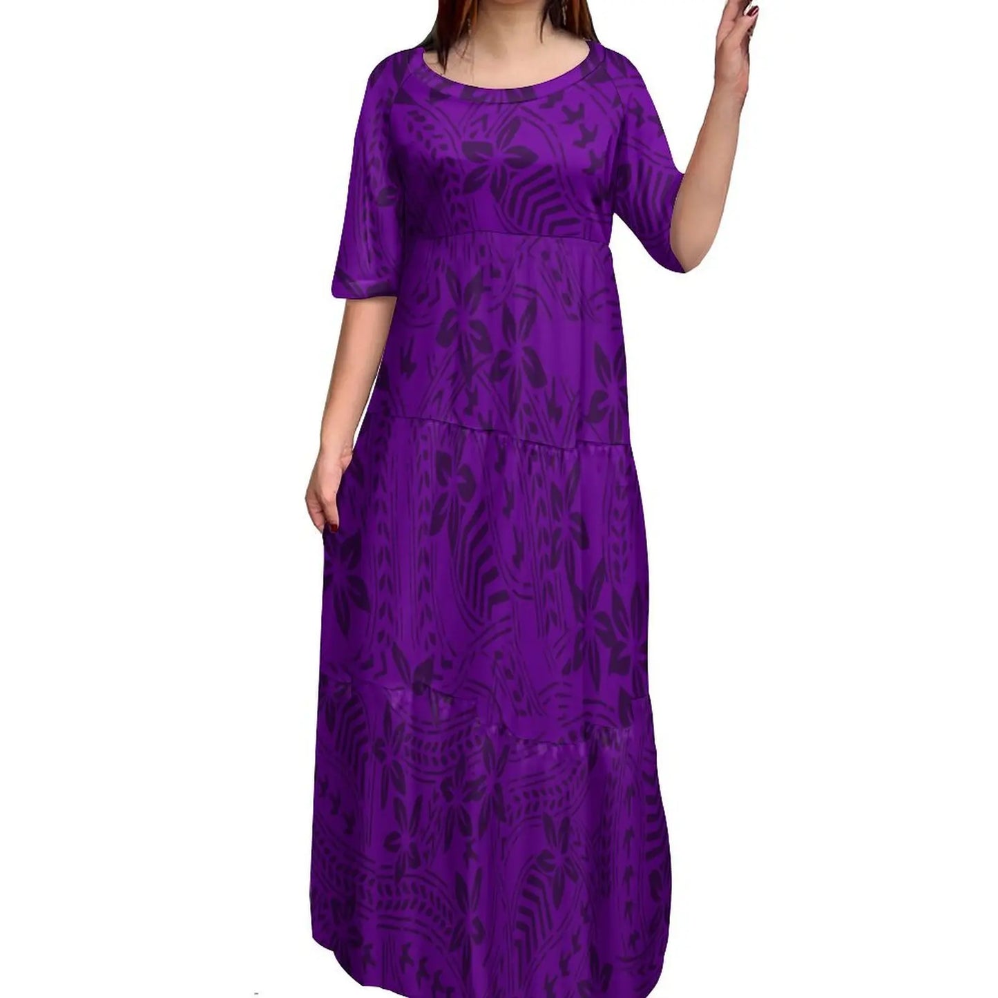 商品No.K0264【購入商品】アロハシャツ ペアルック ワンピース(ミッドスリーブケーキスカート) ハワイ、グアム、沖縄、オーストラリア、結婚式、ご両親、ご夫婦、ゲスト、衣装