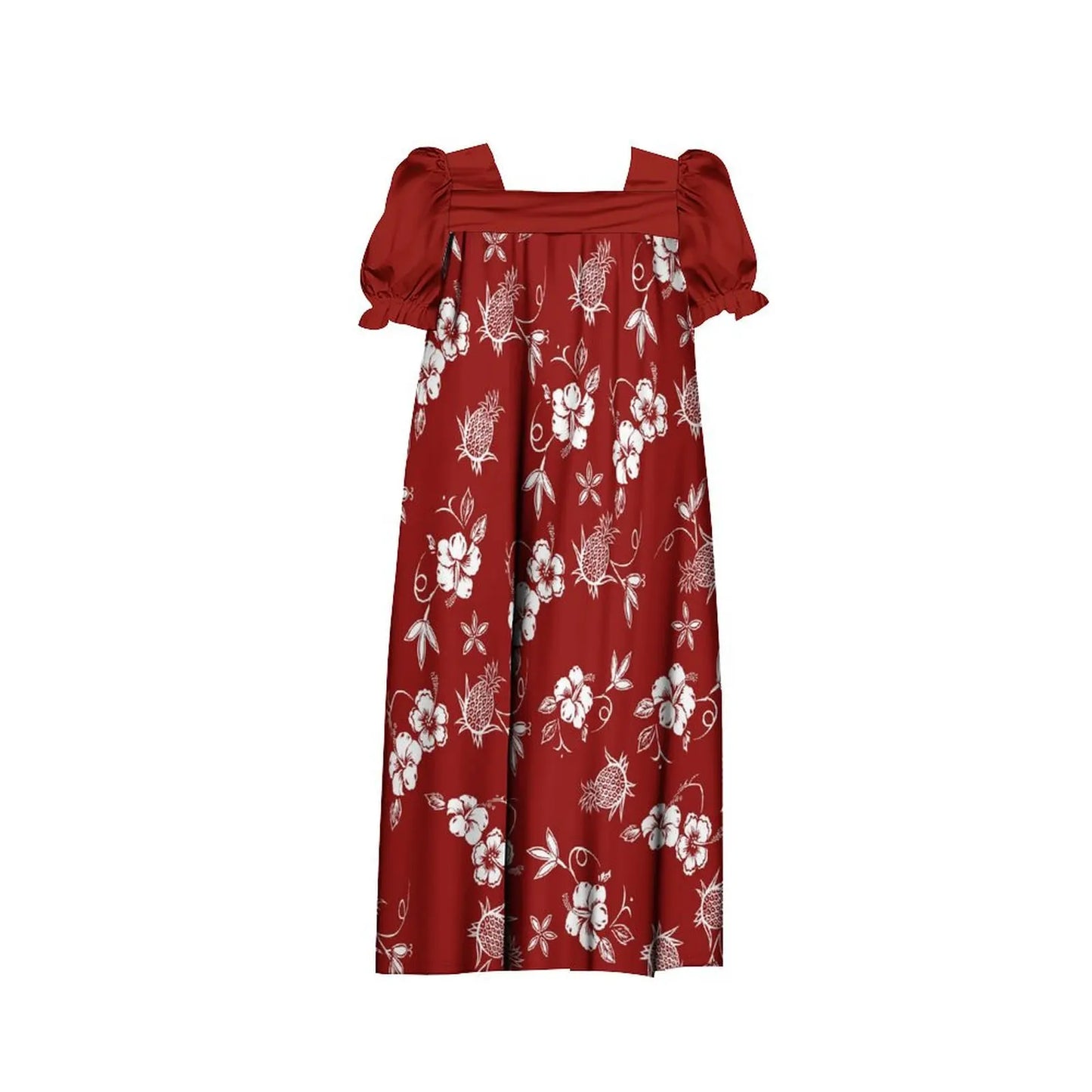 商品No.K0220【購入商品】アロハシャツ 家族(メンズ レディース キッズ) ペアルック ハワイ 結婚式 沖縄 グァム オーストラリア リゾートドレス 色: レッド サイズ:9XL(10L)まで