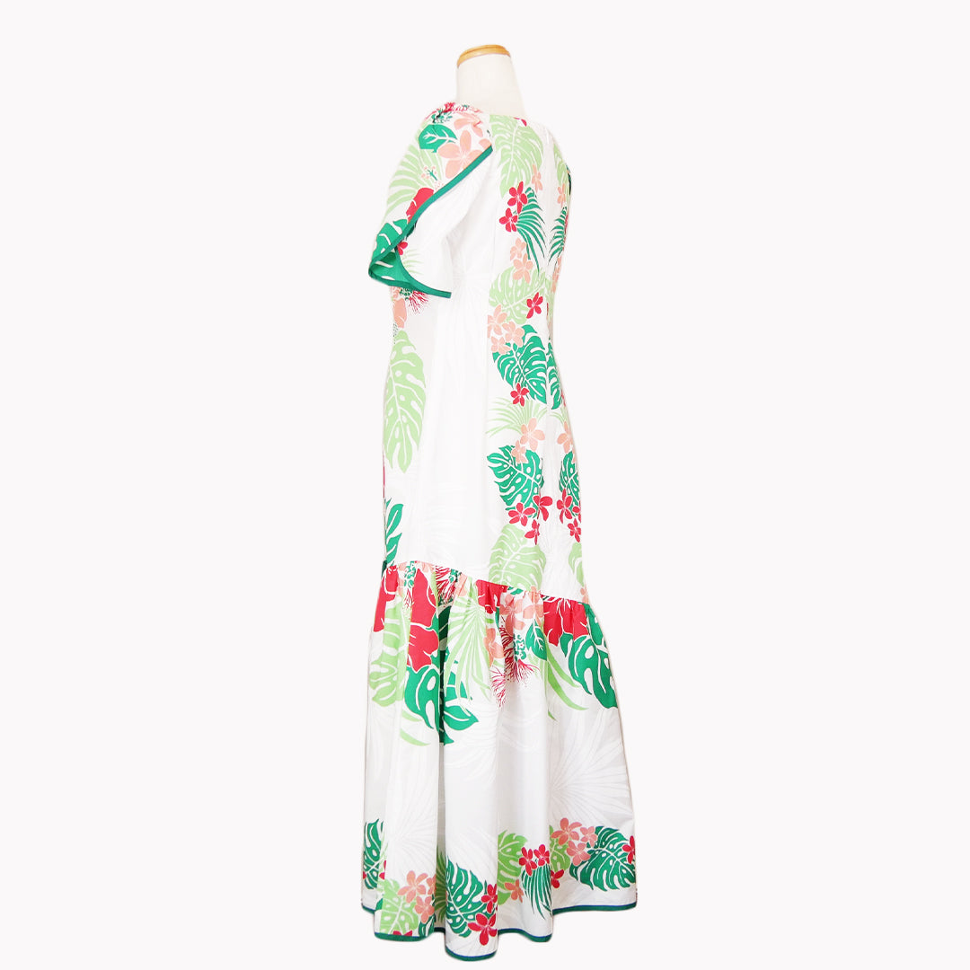 ムームーワンピース(かりゆし)Mermaid Line Mサイズ(1-8)【訳アリです商品説明をご確認ください。】