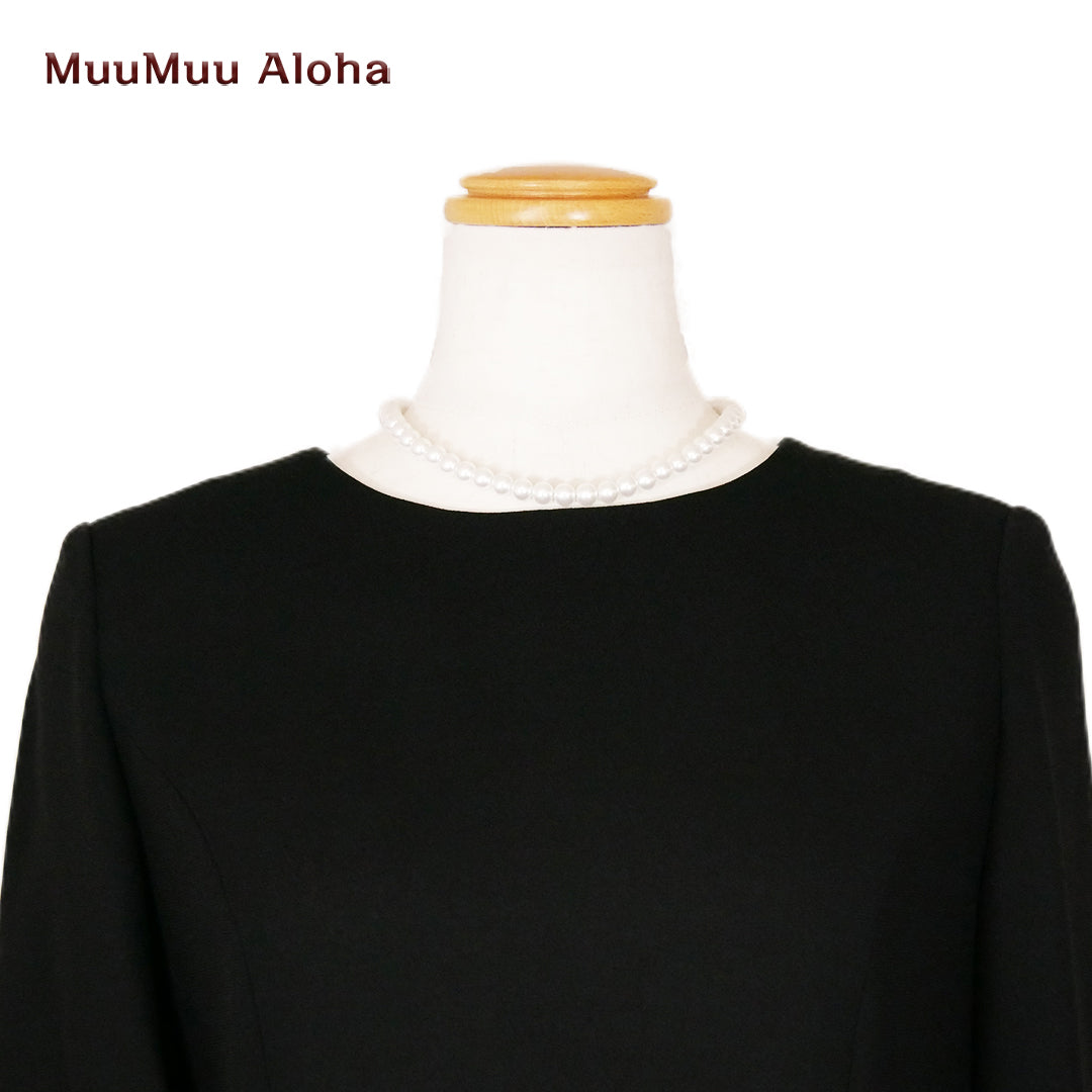 No.RM-112 喪服・礼服 ハイネックロングワンピース他4点セット(MuuMuuAloha限定品)4日間レンタル料金4,900円