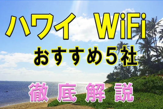 ハワイ　WiFi